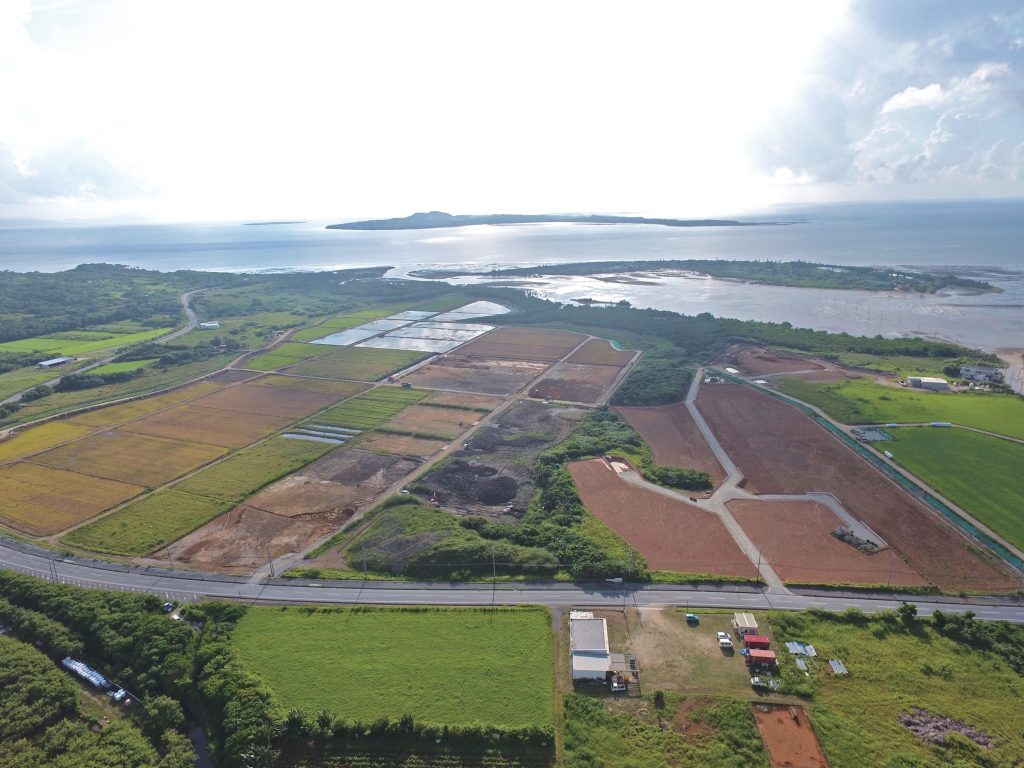 与那良原地区ほ場整備工事【西表】